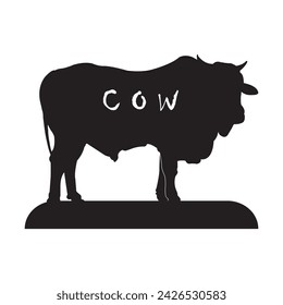 Cow icon vector illustration simple design