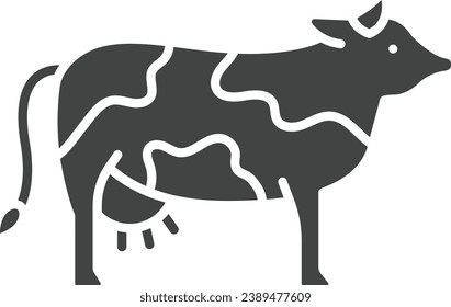 Cow icon vector image. Suitable for mobile application web application and print media.