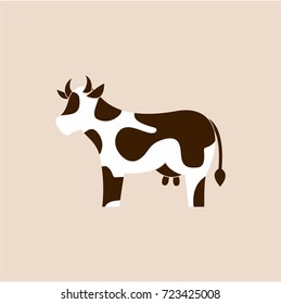 cow icon vector isolated