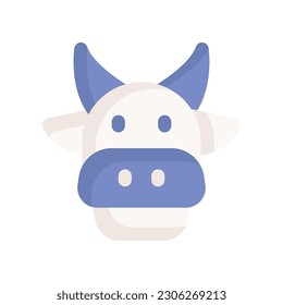 icono de vaca para tu diseño de sitio web, logotipo, aplicación, interfaz de usuario.