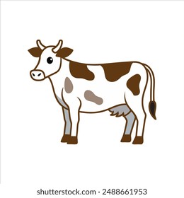 Cow  illustration design vector file