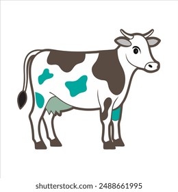Cow  illustration design vector file