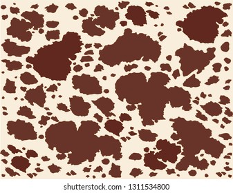 Cow leather skin brown pattern. 