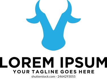 Cow letter V logo idea