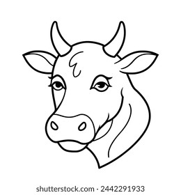 COW LINE ART DESIGN ,GRAPHIC RESOURCE