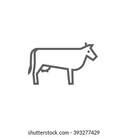 31,255 Cow Line Icon Images, Stock Photos & Vectors 