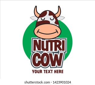 Cow logo for Food and culinary business
