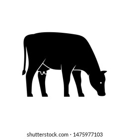 Cow logo. Icon design. Template elements