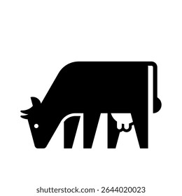 Cow Logo. Icon design. Template elements