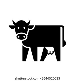 Cow Logo. Icon design. Template elements
