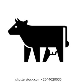 Cow Logo. Icon design. Template elements
