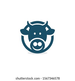 Cow logo
look simple and high logo