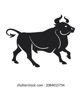 cow logo simple clean and elegance