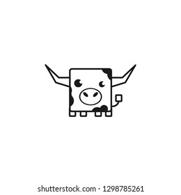 cow logo template