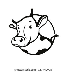 cow logo template
