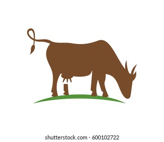 Cow logo template