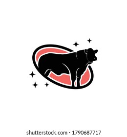 Cow Logo Template Design Vector