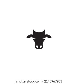Cow Logo Template vector icon illustration design