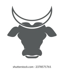 Cow Logo Template vector icon illustration design