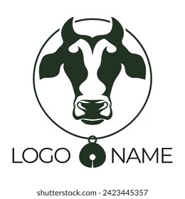 Cow Logo Template vector icon illustration design
