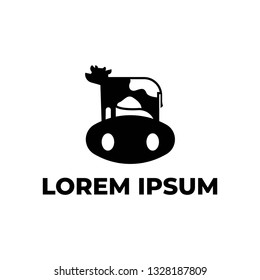 Cow Logo Vector, Illustration.