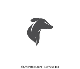 Cow logo vector template