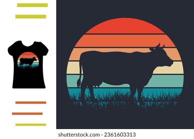 Cow lover t shirt design