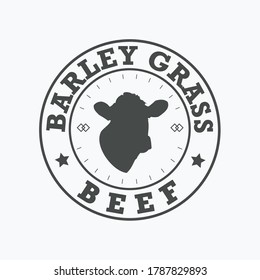A Cow Mad Beef Badge