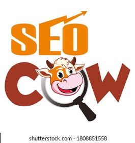cow mascot cartoon in vector