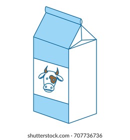 cow milk box icon