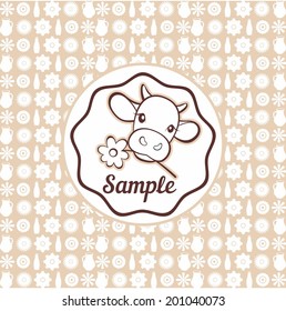 cow milk label