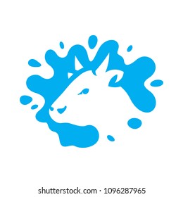 Cow milk sign