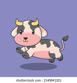 cow moo pet farm background character farm face breed color industry natural milk cartoon comic art