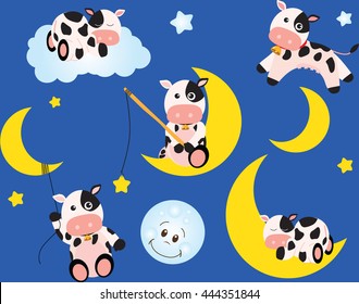 Cow and the Moon