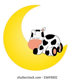 cow the moon