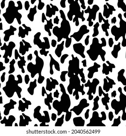 cow pattern black and white