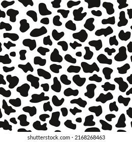 Cow Pattern Black White Farm Animal Stock Vector (Royalty Free ...