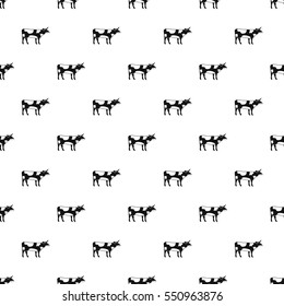 Cow pattern. Simple illustration of cow vector pattern for web