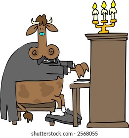 Cow Pianist