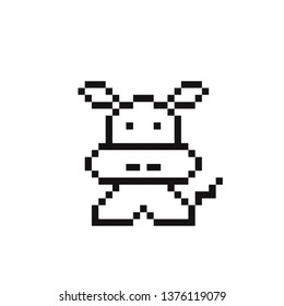 Cow pixel art