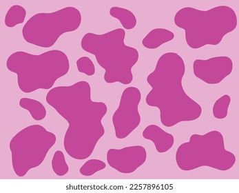 Cow print colour, cow  texture, cow print background, SVG Vector svg