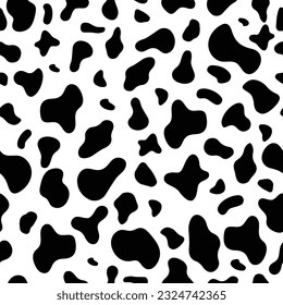 Cow print Cute Y2K Funky Fun Background Seamless Repeat Pattern