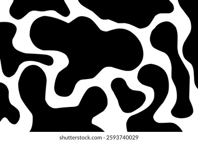 Cow print seamless abstract pattern. ink drop. Splash. black splash wallpaper. 