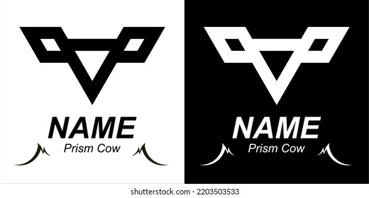 A cow with prism shape