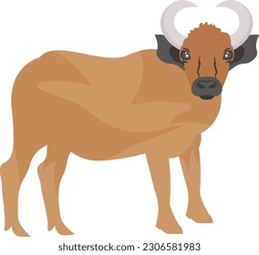 Cow Qurbani Concept, ritual animal to sacrifice Vector color Icon Design, Eid al-Adha or Eid-ul-Kabir Symbol, Hajj Sign, Muslims religious Festival Stock illustration