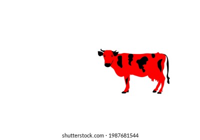cow red milk animal bull