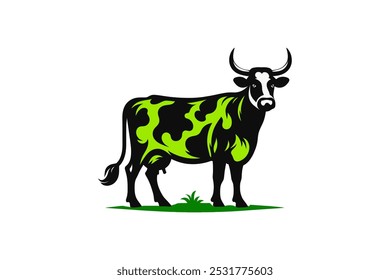 cow silhouette vector for amazon kids books