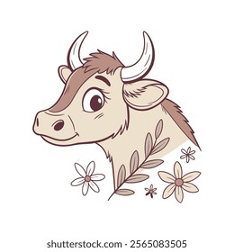 Cow Silhouette vector Design EPS