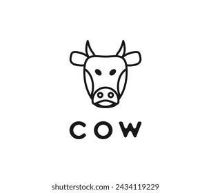 cow simple flat ion design