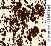 Cow skin pattern, animal leather seamless design